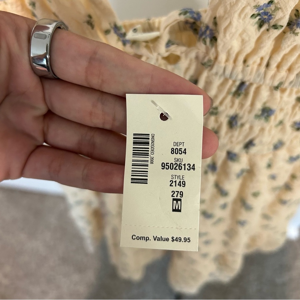 Aeropostale Floral Smocked Dress - Picture 3 of 6